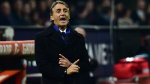 Mancini le llama la atención a los jugadores del Inter de Milán