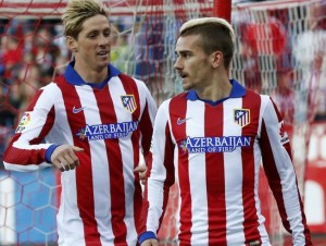 El crack francés marca su primer gol como rojiblanco ante su ex equipo.