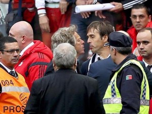 Lopetegui y Jorge Jesus casi terminan a golpes el clásico #BenficaPorto
