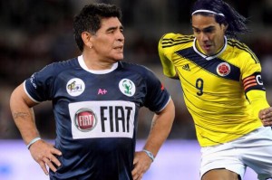 Maradona: "Si Radamel Falcao hubiera estado en Brasil 2014, Colombia hubiera obtenido su primer Mundial".