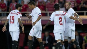 Sevilla venció a la Fiorentina en el Sánchez Pizjuán en el juego de ida de la UEFA Europa League.