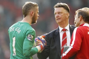 De Gea y Louis van Gaal