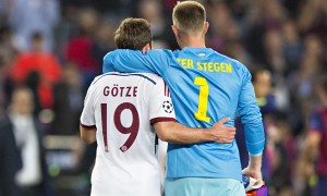 Götze se disculpó tras el polémico abrazo con Ter Stegen
