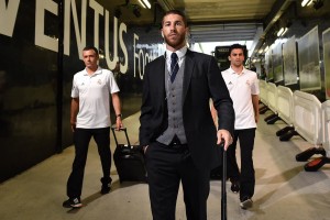 Sergio Ramos con el Real Madrid