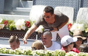 Cristiano Ronaldo, Toni Kroos & Pepe en el Mutua Madrid Open.