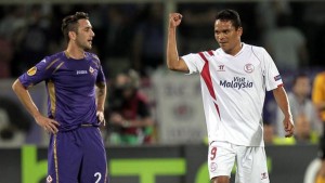 Gol de carlos bacca en la clasificación a la final de la europa league 2014-15 del Sevilla