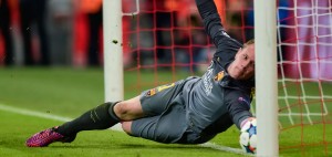 Ter Stegen realizó una de las mejores atajadas del año frente al Bayern