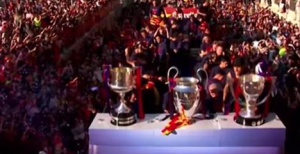La gran dedicatoria del Barça a sus hinchas