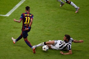 Jugada de la final de Champions League