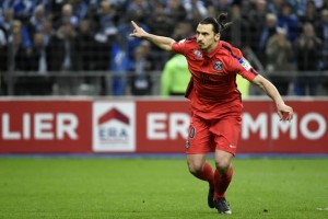 Zlatan Ibrahimovic con el PSG