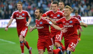 Hamburgo con gol en prórroga evitó el descenso