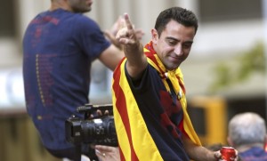 Xavi explicó su mal entendido con Neymar en la Rua
