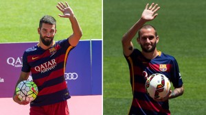 Arda Turán y Aleix Vidal en Barcelona
