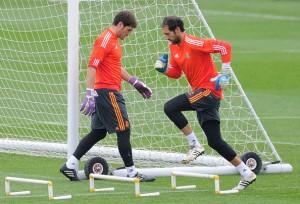 Diego López e Iker Casillas en el Real Madrid