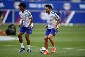 Falcao y Cuadrado en el Chelsea
