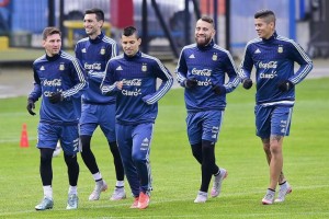 Kun Agüero, Messi, Rojo, Pastore y Otamendi
