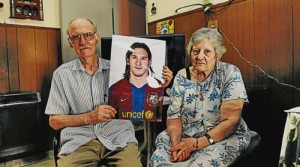 Messi y su abuelo