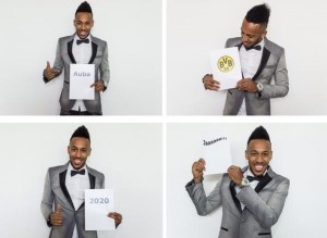 Pierre-Emerick #Aubameyang renovó hasta el año 2020 como jugador del #BorussiaDortmund.