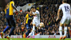la rabona de Lamela fue el mejor gol de la última #EuropaLeague