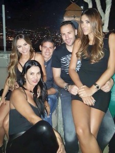 James y ospina en el cumpleaños de guarin