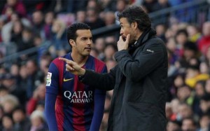 Luis Enrique quiere que Pedro se quede