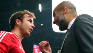 Pep y Mario Götze