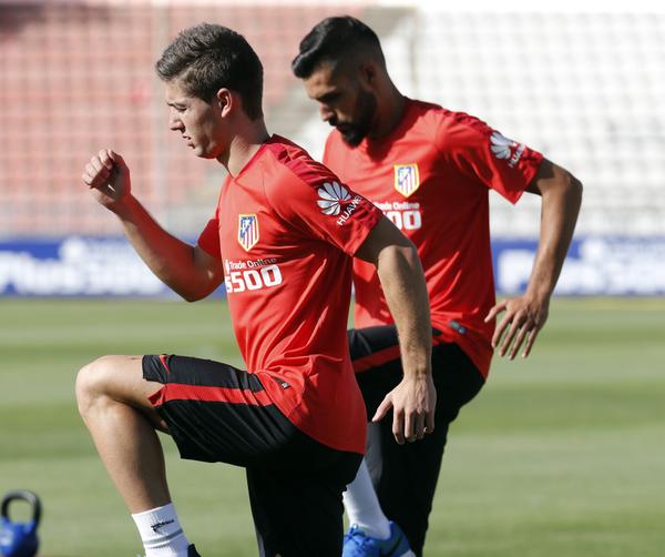 vietto ya se ejercita con sus nuevos compañeros.