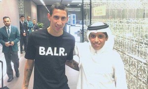 Di María llegó a Doha para fichar por el PSG a falta de las pruebas médicas