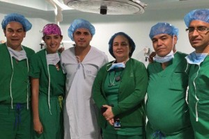 Omar Pérez pasó por el quirófano satisfactoriamente