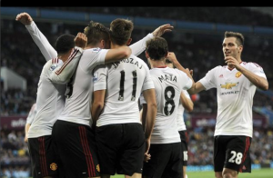 United venció al Aston Villa por la mínima diferencia