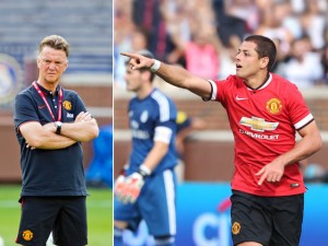 Van Gaal: "Chicharito sabe que es el segundo delantero"