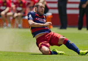 Jordi Alba con el Barcelona 2015