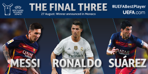 Finalistas al premio al mejor jugador de Europa 2014/15