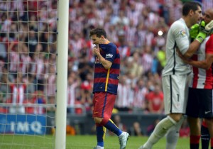 Messi pierde penal ante el Bilbao