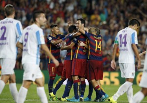 Barcelona derrotó por la mínima al Málaga gracias al tanto del belga Thomas Vermaelen