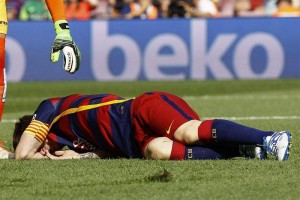 Lesión Messi
