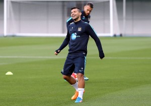 Serio Agüero en el Manchester City