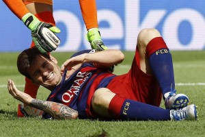 Lesión Messi