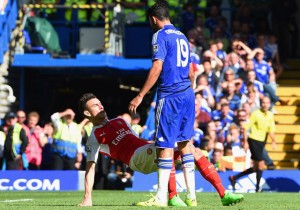 Diego Costa contra el Arsenal