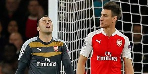 David Ospina se vio comprometido en la derrota 2-3 de Arsenal con Olympiacos