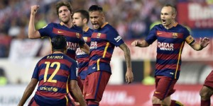 Golazo de tiro libre de Neymar Jr.​ en triunfo del FC Barcelona​ ante el Atlético de Madrid​.