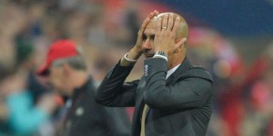 Así reaccionó Guardiola tras el 5to de Lewandowski