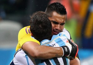 "Messi es más fuerte que todos juntos, es nuestra bandera", Sergio Romero