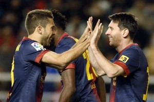 Alba elogia a Messi y afirma que el argentino está cinco peldaños por encima del resto