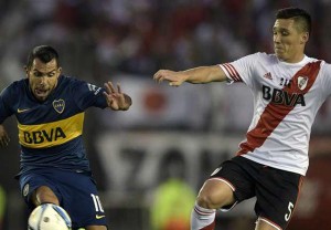 kranevitter y tevez en sun superclásico boca river
