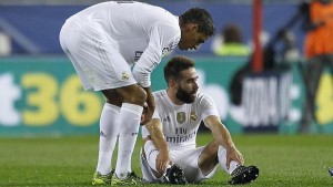 El lateral derecho de Real Madrid,Dani Carvajal, será baja 3 semanas por una lesión en los tendones peroneos del tobillo derecho.