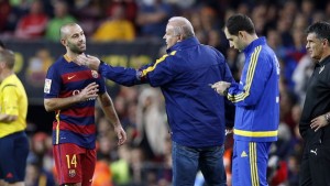 Dos partidos de sanción a Javier Mascherano