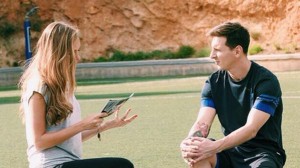 Messi fue parte de una dinámica organizada por Adidas