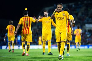 Neymar con Barcelona
