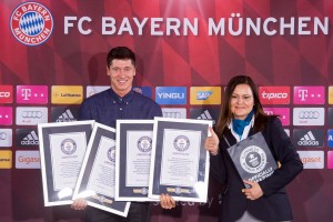 Lewandowski entra al libro de Guinness Records